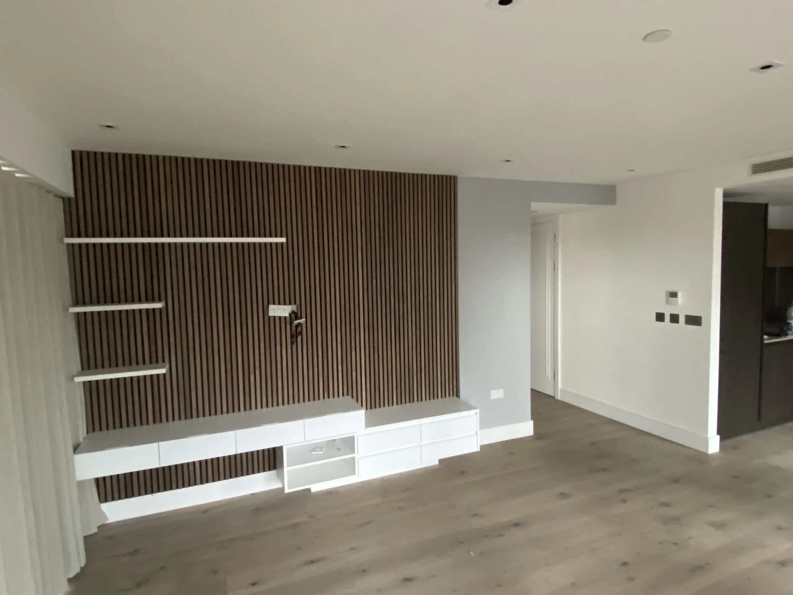 living room feature wall vauxhall london