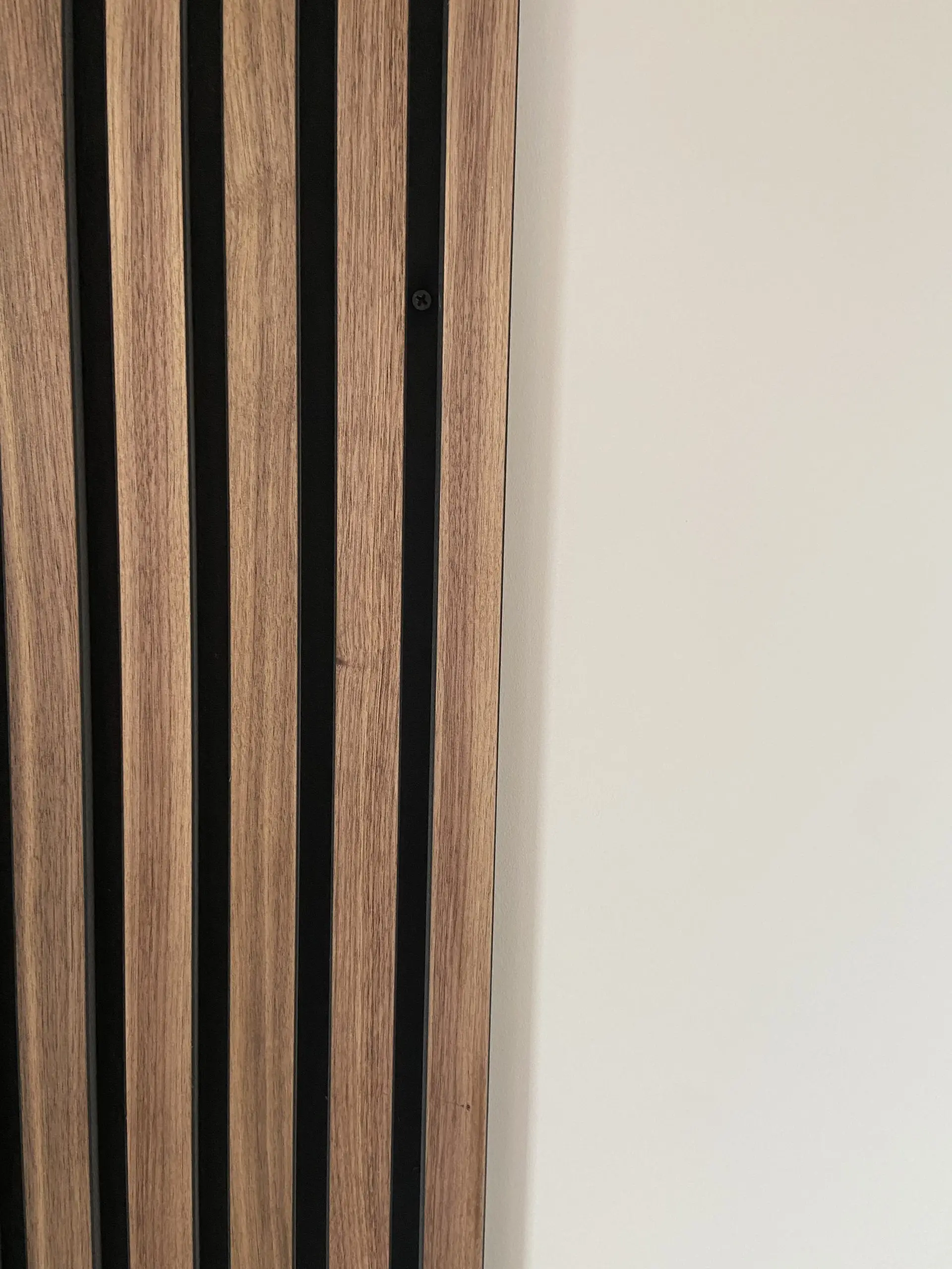 walnut slat acoustic panel