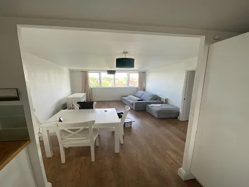 Image of one bedroom apartment decorated by Putney Painters and Decorators